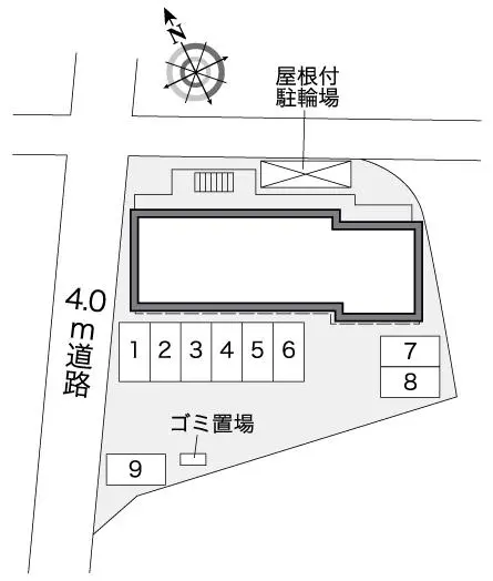 ★手数料０円★三木市加佐 月極駐車場